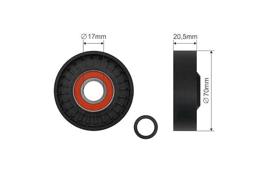 NTY for Volvo C30 / C70 / S40 / V40 / V50 Ford Focus / Kuga RNK-FR-055