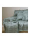 Aslanis Home Ριχτάρι Τετραθέσιου Καναπέ Kedros 180x350εκ. Βεραμάν / Ανθρακί