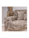 Aslanis Home Kedros Ριχτάρι Τριθέσιου Καναπέ Chenille 180x300εκ. Άμμου / Καφέ