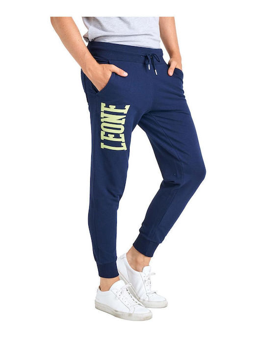 Leone 1947 Jogginghose mit Gummizug Marineblau
