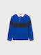 Mayoral Kids Polo Long Sleeve Blue