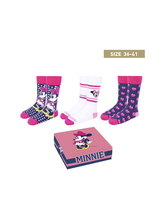 Cerda Minnie Mouse Socks Multicolour 3Pack