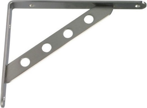 Finetto Raft de colț Robust din Metal în Culoare Argintiu 200x160mm 1buc ART.309