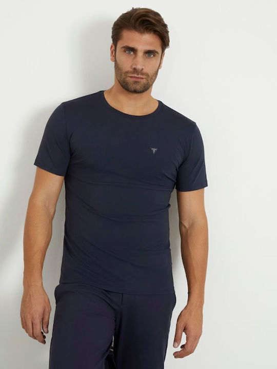 Guess Tricou Albastru marin