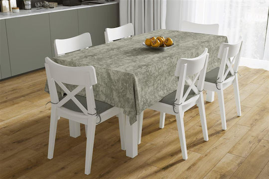 Dimcol Τραπεζομάντηλο Αλέκιαστο Σετ 2τμχ Panama Shadow Olive 140x140εκ.