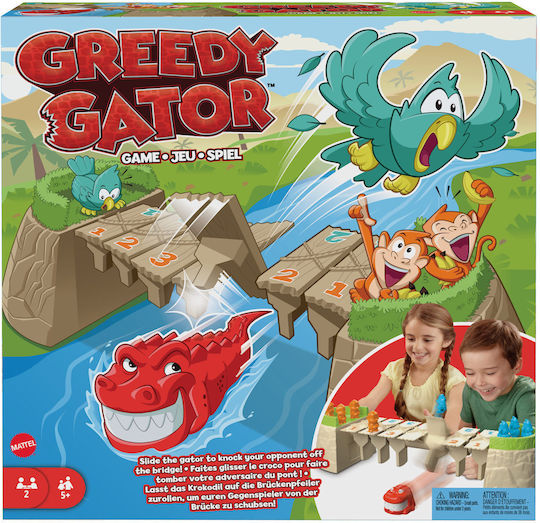 Επιτραπέζιο Παιχνίδι Greedy Gator για 2 Παίκτες 5+ Ετών Mattel