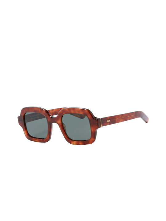 Retrosuperfuture Benz Sunglasses with YK8 Tartaruga Plastic Frame and Gray Lens