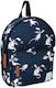 Kidzroom School Bag Backpack Elementary, Elementary Blue