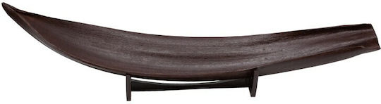 Obstschale Hölzernes Braun 66x12x15cm
