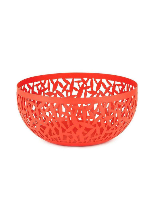 Alessi Cactus Fruit Bowl Metallic Red 21x21x9.5cm