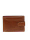 Leather Men's Wallet Classic with RFID Cognac