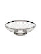 Abert Fruit Bowl Inox Silver 28x21x9cm