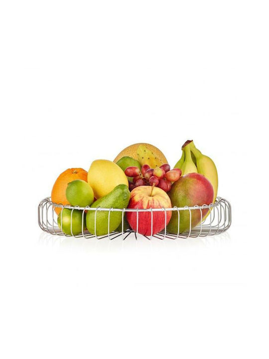 Blomus Fruit Bowl Metallic Silver 37x37x5.5cm