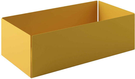 Pam & Co Metallic Napkin Holder Yellow 25x13x7.5cm 119-603