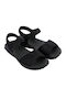 Women's Ankle Strap Platforms Black