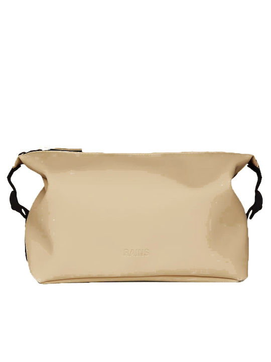 Rains Herren Necessaire in Beige Farbe 26cm