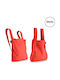 Notabag Υφασμάτινη Τσάντα για Ψώνια σε Κόκκινο χρώμα