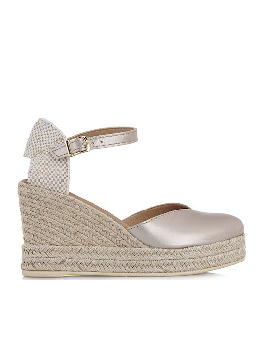 Ragazza Women's Leather Platform Espadrilles Sand