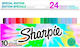 Sharpie Fine Paper Blister Μαρκαδόροι Ζωγραφικής 0.9mm Λεπτοί, Neon Σετ 24 χρώματα