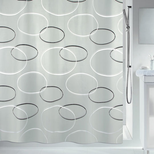 Dimitracas Spirella Duschvorhang Stoff 180x200cm Gray