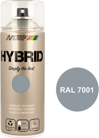 Motip Dupli Spray Paint with Shiny Effect Gray 400ml