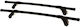 Hermes Metallic Car Roof Bars 110cm for Citroen BX 5D Set with Roof Rack Legs Black