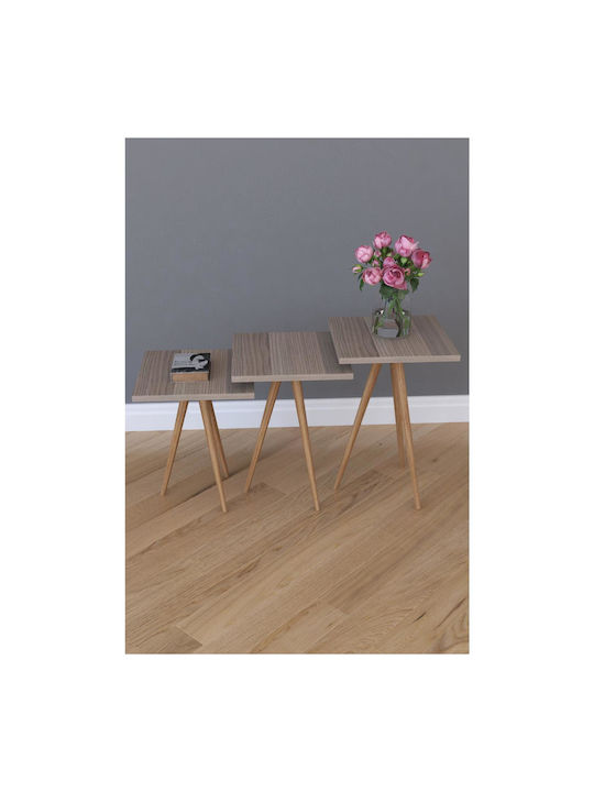 Square Side Coffee Table Zuri Wooden Cordoba 3 ...