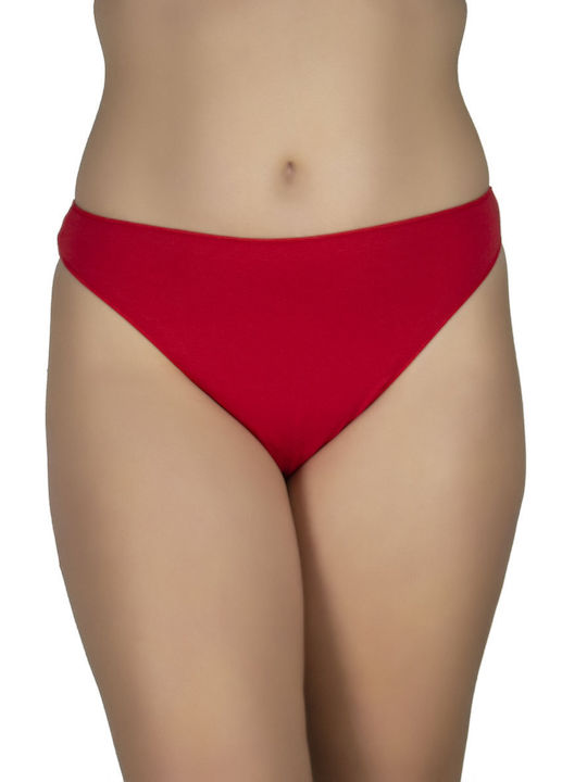 A.A UNDERWEAR Cotton Women's String Red