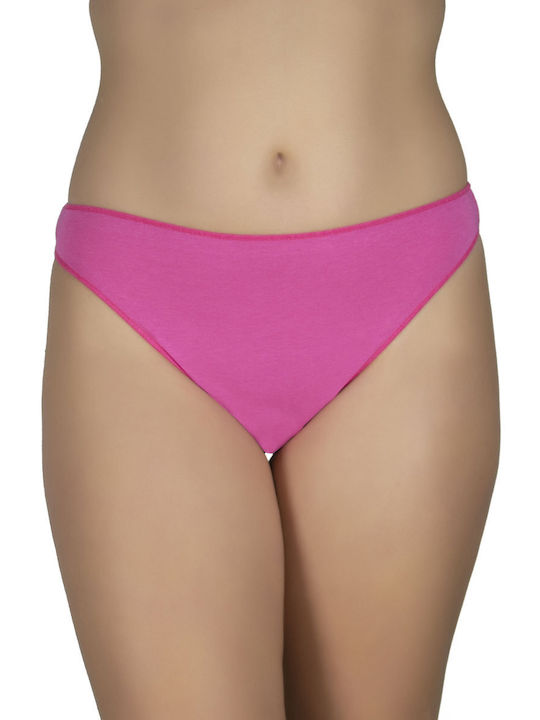 A.A UNDERWEAR Tai Bumbac Femeie Șir de caractere Fuchsia