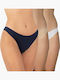 Βαμβακερά Γυναικεία Slip MultiPack Μπεζ