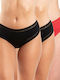 A.A UNDERWEAR Femei Alunecare 3Pack cu Dantelă Negre