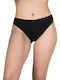 A.A UNDERWEAR Tai Bumbac Femei Alunecare MultiPack Negre