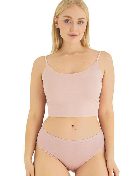 Sexen Talie înaltă Femeie Slip Roz