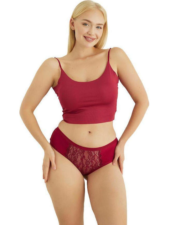 Sexen Women's String Burgundy