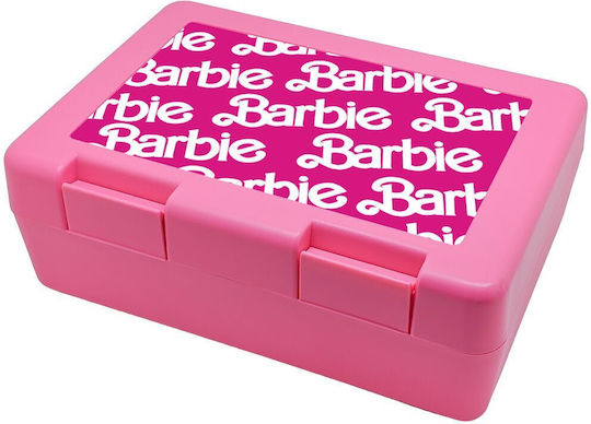 Koupakoupa Plastic Kids' Food Container Barbie Pink x x 6.5cm