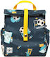 School Insulated Shoulder Bag Lunch Box 5L Multicolour Football 21x16x24cm