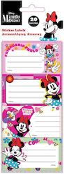 Diakakis Notebook Labels Minnie 20pcs