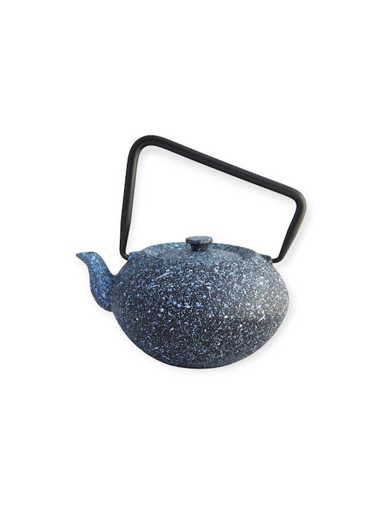 Arare Teekanne mit Filter Gusseisen Blau 500ml