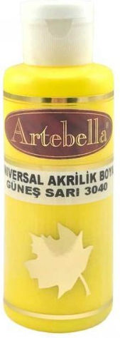 Artebella Acrylic Paint Set in Gelb color 130ml 1Stück
