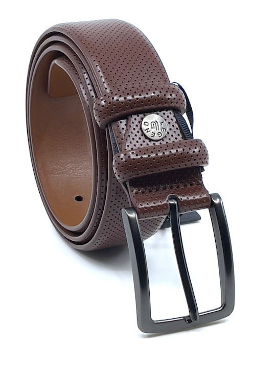 Legend Accessories Men's Leather Belt Brown
