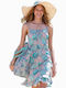 Noidinotte Women's Mini Dress Beachwear Green