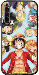 One Piece Umschlag Rückseite Gehärtetes Glas / Kunststoff Mehrfarbig (Redmi Note 8T)