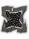 Women's Silk Scarf Black GMA-202201-2-BLC