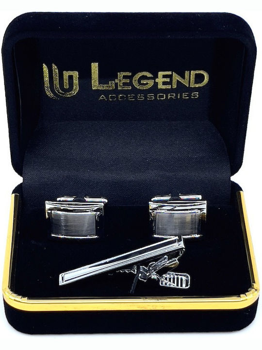 Legend Accessories Μανικετόκουμπα από Ασήμι