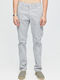 Herrenhose Chino Regulär Passform Grau