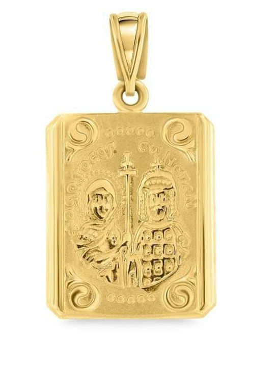 Eforo Charm Talisman Konstantin aus Gold 14K