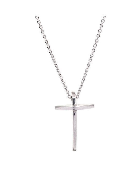 Paraxenies Men's Cross from Silver with Chain