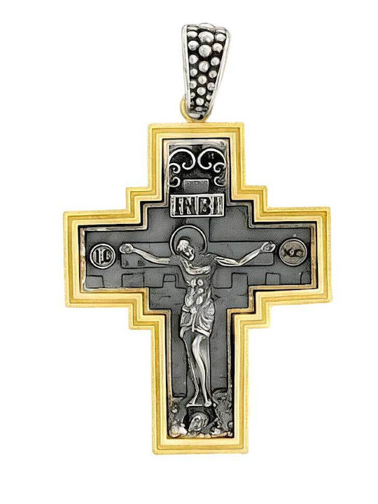 Dimitrios Exclusive Cruci Argint Placate cu Aur Dimitrios Exclusive Cruci Argint Placate cu Aur