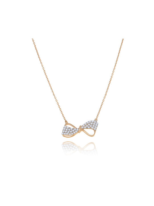 Arapinis Necklace with Rose Gold Plating