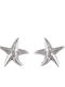 Sava Jewellery Earrings with Clip made of Silver with Stones & Pearls